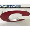 Buy cheap Advertisement Aluminum Channel Letters Colorful Brushed Surface Weather Resistance from wholesalers