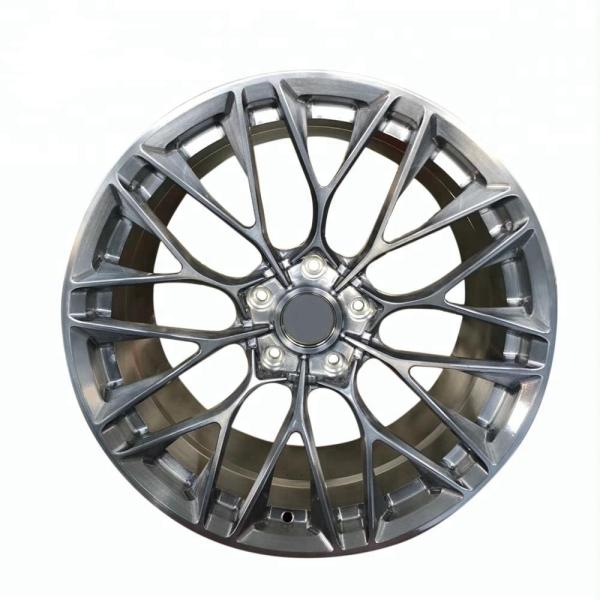 Buy cheap Forged wheel brush grey color alu wheels 9x18 5x150 pcd alloy wheel rim for land cruiser from wholesalers