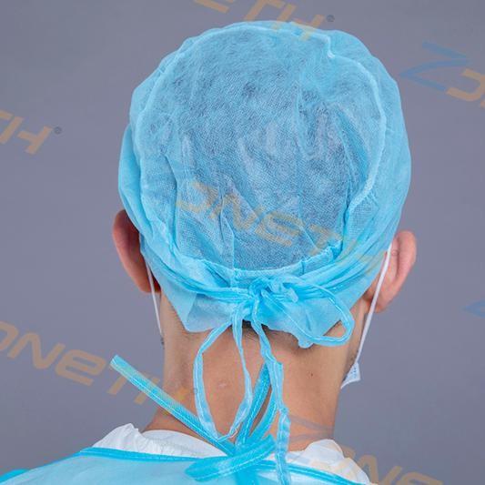 Buy cheap Skin Friendly Adjustable PP Non Woven Bouffant Cap For Doctor from wholesalers