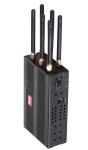 10m Portable Cell Phone Jammer 6 antennas Built in 7.4V 3600mAh Li-ion battery
