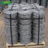 Buy cheap Hot Dip Galvanized 3.4mm Barbed Wire Farm Fence 1.5cm Barb Length from wholesalers