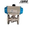 Buy cheap Pneumatic 2 Way Ball Valve Flange Two Way Ball Valve Pneumatic Ball Valve from wholesalers