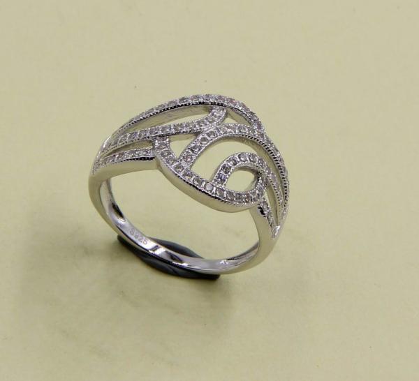 Sterling Silver Cubic Zirconia Rings For Daily Wear Sterling Silver Heart Ring