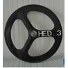 Buy cheap Hot sale 700c 3k glossy tri-spokes carbon clincher wheel for road bike&track bike from wholesalers
