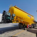 3 Axles Van-type Dry Bulk Flour/Powder Material Tanker Semi Trailer for Van-type