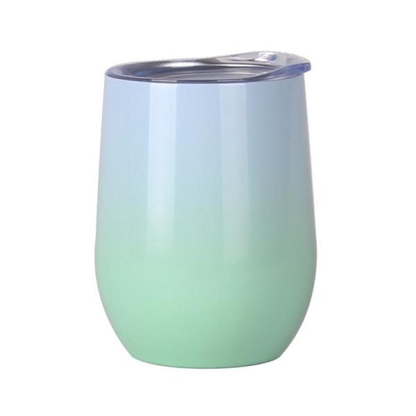 Buy cheap 12oz White Stainless Steel Coffee Mug Double Wall from wholesalers