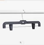 Buy cheap Non Slip Metal Cloth Hanger , Black Metal Clip Clothes Hanger from wholesalers