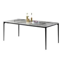 Buy cheap ODM Rectangular 120x70x75cm Restaurant Dining Table OEM Slab Stone product