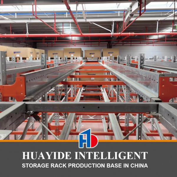 Quality A34: Four Way Radio Shuttle Cart Pallet Runner Cart Warehouse Storage Rack for sale