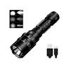 Buy cheap Super Bright LED Flashlight Military USB Rechargeable Torch from wholesalers