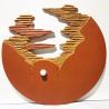 Buy cheap Living Room Wall Art Decor 3D Relief Painting Abstract Geometric Design 100cm Handmade from wholesalers