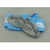 Buy cheap MORUNNER Ribbon Medals , 3D Zinc Alloy Die Cast With Antique Nickel Plating from wholesalers
