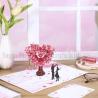 Buy cheap Handmade Heart Card Pop Up 3D Heart Flower Card Romantic Love Letter Greeting Anniversary Wedding Valentine Birthday Gift Card from wholesalers