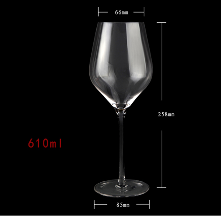 Hand Blowned Thin Wall Lead Free Crystal Wine Glass