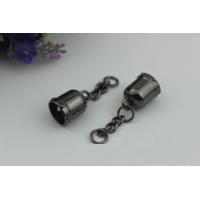 Buy cheap Durable 14mm width handbag metal cord end stopper gold metal caps for tassel product