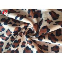 Buy cheap Animal Printed Polyester Velvet Fabric , Crushed Velvet Material For Upholstery product