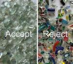 Recycling Green White Glass Particle Plastic Colour Sorter 8 Chutes