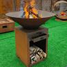 Buy cheap Customized Outdoor BBQ Grills In Corten Steel And Stainless Steel Camping Fire Pit Grill from wholesalers