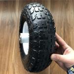 Buy cheap 350 4 White Rim Sack Barrow Wheel 10 Inch Rubber Wheelbarrow Wheels For Trolleys from wholesalers