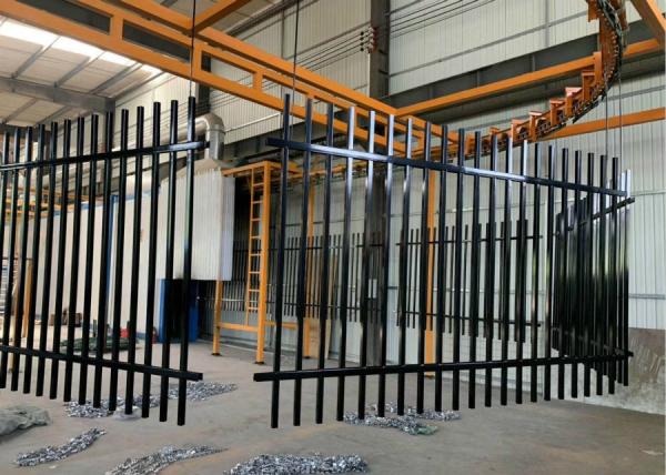 Buy cheap Waterproof Steel Tube Fence Eco-friendly Powder coated Wrought Iron Fence from wholesalers