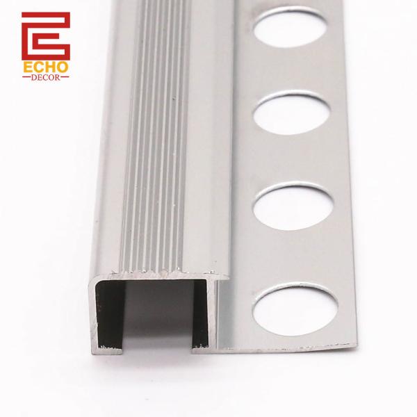Buy cheap Anti Slip Square External Stair Nosing Trim Step Nosing Aluminium from wholesalers