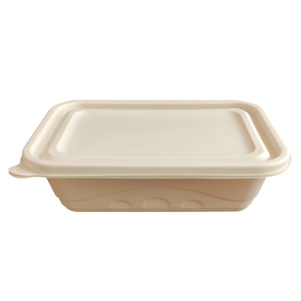 650ML corn starch tableware biodegradable take out containers For Fast Food