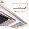 Buy cheap Living Room Extrusion Aluminum Wall Skirting Board Profiles Various Colors from wholesalers