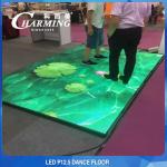 Temper GlassVideo LED Dance Floor Rental P12.5 Iron Material