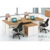 Buy cheap modern 4 seater office staff workstation furniture in warehouse in Foshan from wholesalers
