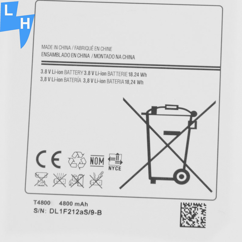 T4800E Replacement Battery for Samsung Galaxy PRO 8.4 T320 T321 T325 Core Cell Phone