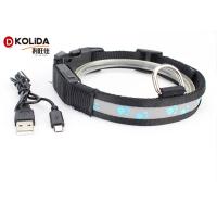 Buy cheap Luminious Nylon Flashing Waterproof Lighted Dog Collar LED Dog Accessories product