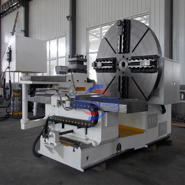 Buy cheap Horizontal Floor Face Lathe Machine Flange End Surfacing Lathe from wholesalers