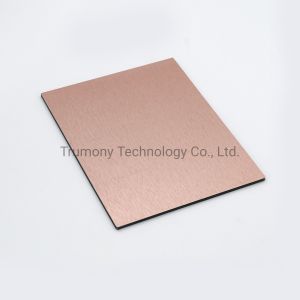 Buy cheap Silver Gold Brush Aluminum Alloy Aluminum Composite Material from wholesalers