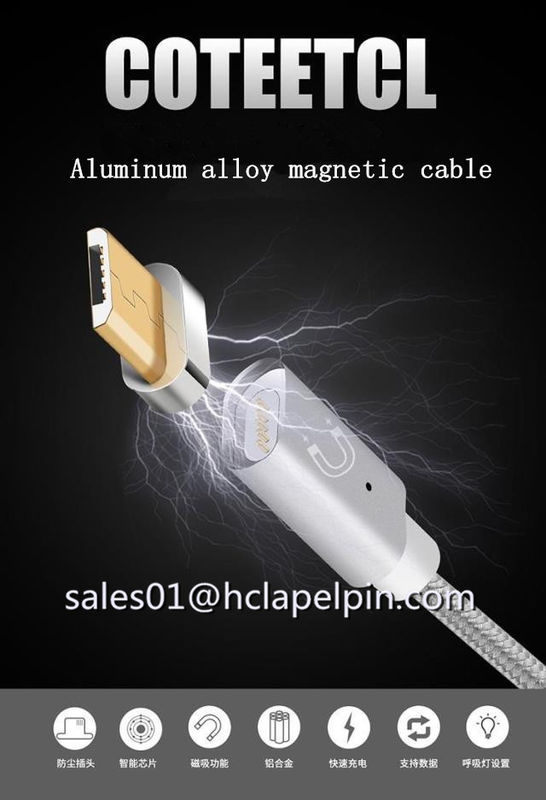 2.4A USB Charging Magnetic Adapter Charger Cable for Mobile Phone