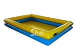 Buy cheap 8x6m double rail children N adults big inflatable swimming pool for water fun equipment from wholesalers