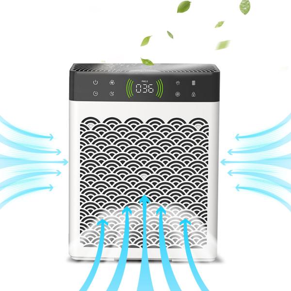 Buy cheap Smart LED Display Home Air Purifier Dehumidifier Odor Eliminator For Pet Hair Removal from wholesalers