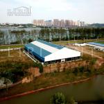 Outdoor Sports Event Tent 40x50m With Black Roof Covers For Basketball Court