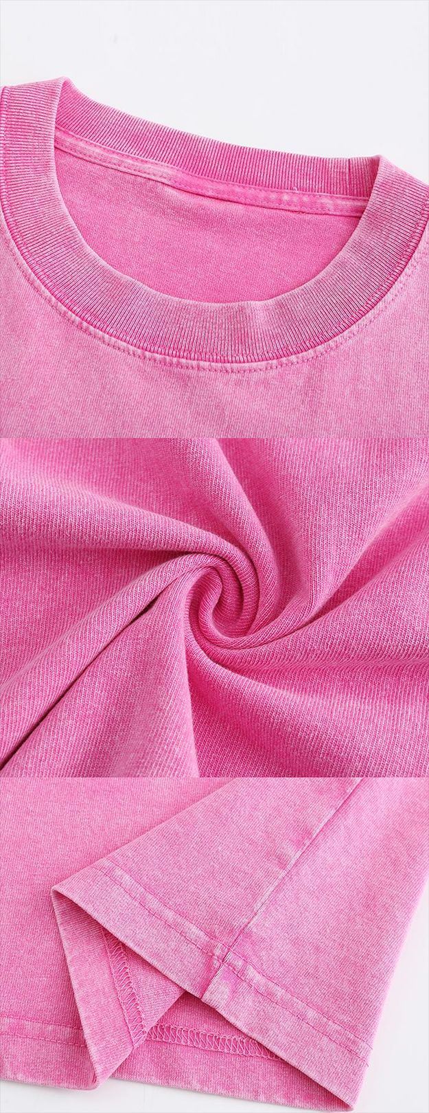 2023 New Summer Fried Flower Dirty Wash Wash Old Vintage T-Shirt Double Yarn Pure Cotton Short Sleeve Clothes