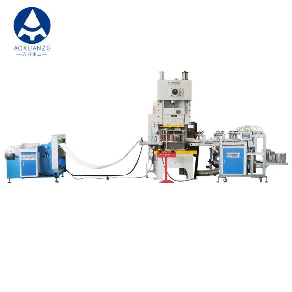 Buy cheap Automatic Aluminum Foil Lunch Box Production Line 3 Cavity 4 Cavity from wholesalers