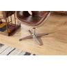 Buy cheap Industrial Loft Leather Office Swan Chair Thick Aluminium Sheet Full handwork Craft from wholesalers