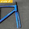 Buy cheap Full Carbon Fiber Gravel Bike Frame 700C Road Bicycle Frameset Hidden Cable from wholesalers
