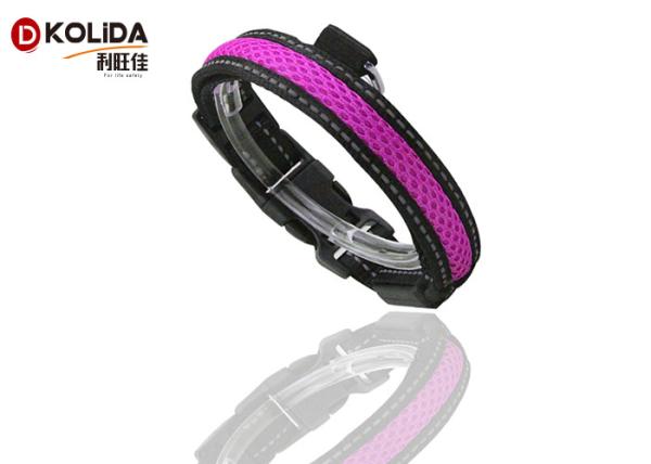 Buy cheap Durable Cat Neck LED Dog Collar Light Up Night Safety Strap S / M / L from wholesalers