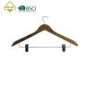 Buy cheap 360 Degree Solid Wood Hangers , Swivel Hook Wooden Pants Hangers With Clips from wholesalers