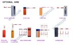 24V DC Motor Vehicle Access Control System Automatic Boom Barrier For Car
