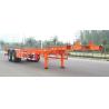 Buy cheap Twist Lock Heavy Duty Flatbed Platform Utility Cargo Container Chassis Truck Semi Trailer from wholesalers