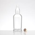 Custom Whiskey Bottle with Cork Super Flint Glass Square Liquor and Alcoholic