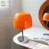Buy cheap USB Led Stainless Steel And Glass White/Orange/Yellow Table Lamp from wholesalers