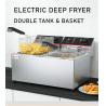 Buy cheap 8L 8L Double Tank Table Top Electric Deep Fryer Kitchen Equipment for Restaurants from wholesalers