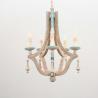Buy cheap Turned wood chandelier pendant lamp Farm House Lighting (WH-CI-66) from wholesalers