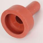 107x62mm Calf Feeding Rubber Nipple With Vent Hole Cross Opening For Calf